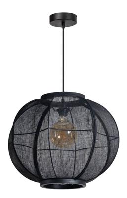 Hanglamp Fabric Black Ø48cm