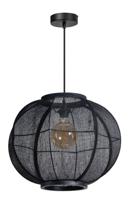 Hanglamp Fabric Black Ø48cm
