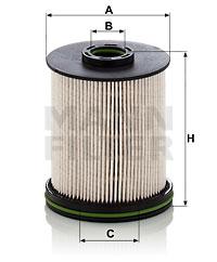 Brandstoffilter MANN-FILTER, u.a. für Opel, Vauxhall