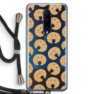 Croissant: OnePlus 7 Pro Transparant Hoesje met koord