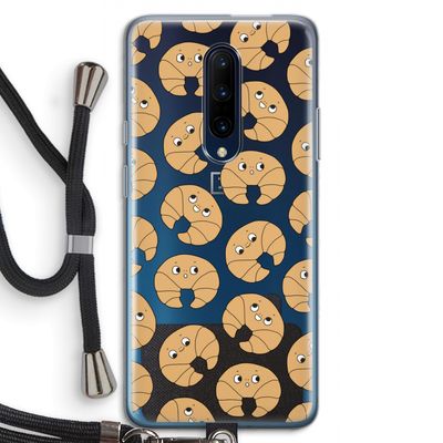 Croissant: OnePlus 7 Pro Transparant Hoesje met koord