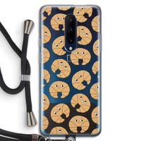 Croissant: OnePlus 7 Pro Transparant Hoesje met koord