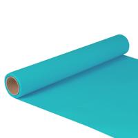 Tafelloper - turquoise - 500 x 40 cm - papier - tafelkleed loper - tafelversiering