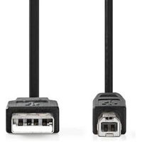 Nedis CCGL60100BK30 USB-kabel 3 m USB 2.0 USB A USB B Zwart Nedis CCGL60100BK30 USB-kabel 3 m USB 2.0 USB A USB B Zwart