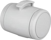 Flexi poepzak / snackbox lichtgrijs Flexi poepzak / snackbox lichtgrijs