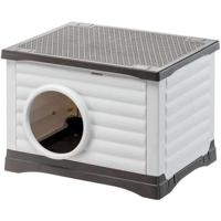 Nis - FERPLAST - PETVILLA 60 - 54 x 43 x 38,5 cm - Wit / Grijs - thumbnail