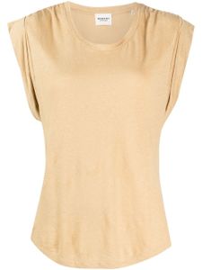 MARANT ÉTOILE t-shirt Kotty en lin - Marron