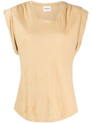 MARANT ÉTOILE t-shirt Kotty en lin - Marron