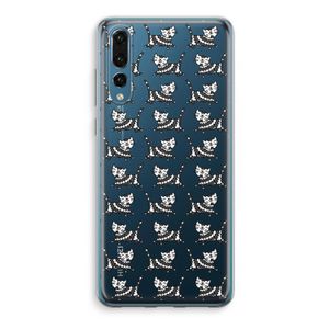 Zwarte poes: Huawei P20 Pro Transparant Hoesje
