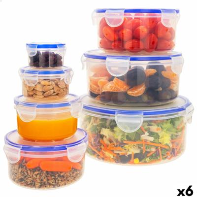 Set van stapelbare en luchtdichte voedselcontainers Max Home 23 x 11 x 23 cm 6 Stuks