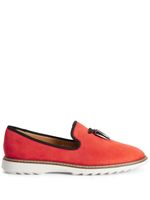 Giuseppe Zanotti mocassins Kevin en daim - Rouge - thumbnail