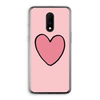 Hartje: OnePlus 7 Transparant Hoesje