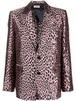 Zadig&Voltaire leopard-print jacquard blazer - Rose