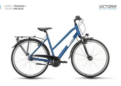 VICTORIA trekkingfiets "treqana 1" mod. 24 bike vict.treqana 1 28/50 trap. 7sp ink blue