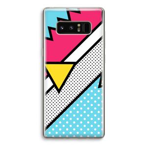 Pop Art #3: Samsung Galaxy Note 8 Transparant Hoesje