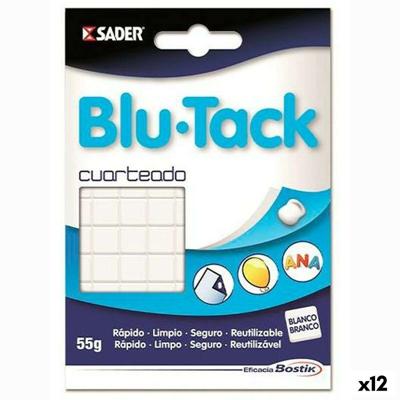 Stopverf Bostik Blu Tack Wit (12 Stuks)