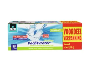 Bison Vochtvreter Vochtmagneet Neutraal - 4x450g