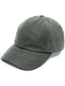 Barbour casquette à effet enduit - Vert