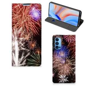 OPPO Reno4 Pro 5G Hippe Standcase Vuurwerk