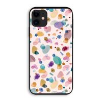 Terrazzo Memphis Pink: iPhone 11 Biologisch afbreekbaar hoesje