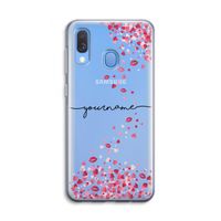 Hartjes en kusjes: Samsung Galaxy A40 Transparant Hoesje