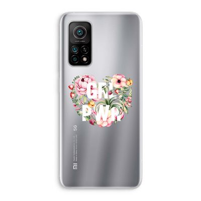 GRL PWR Flower: Xiaomi Mi 10T 5G Transparant Hoesje