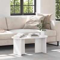 Salontafel Wit 80 x 39.5 x 35 cm Massief grenenhout