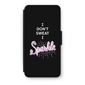 Sparkle quote: iPhone 8 Flip Hoesje