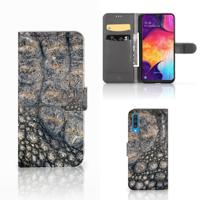 Samsung Galaxy A50 | Telefoonhoesje | Met pasjeshouder | Krokodillenprint