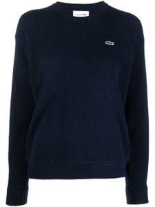 Lacoste pull à patch logo - Bleu