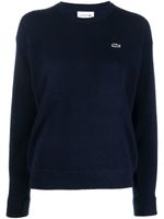 Lacoste pull à patch logo - Bleu