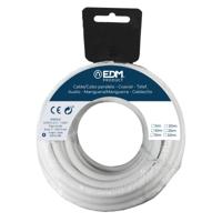 Kabel voor Parallele Interface EDM 28125 28125 Wit 25 m 2 x 2,5 mm