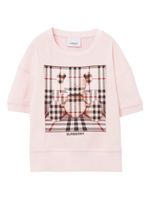 Burberry Kids t-shirt en coton à imprimé Thomas Bear - Rose