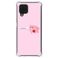 Samsung Galaxy A12 Stevig Bumper Hoesje Pig Mud - thumbnail