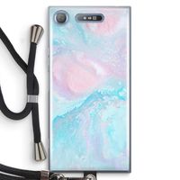 Fantasie pastel: Sony Xperia XZ1 Transparant Hoesje met koord