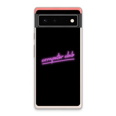 Vice Black: Google Pixel 6 Transparant Hoesje
