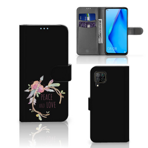 Huawei P40 Lite Leuk Hoesje Boho Text