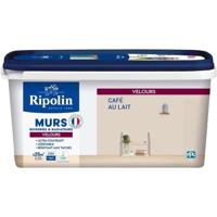 Wanddecoratie, houtwerk & radiatoren, fluwelen café au lait - RIPOLIN - 2,5 L