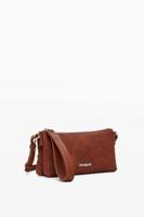 Tas S met borduursels - BROWN - U