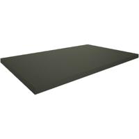 Wiesbaden Marmaris Topblad - 80x46x2.5cm - Mat Zwart