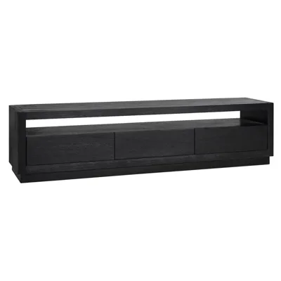 TV-meubel Oakura 3-laden Zwart