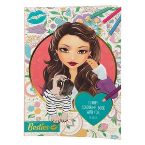 Besties Luxury Kleurboek met Folie A4