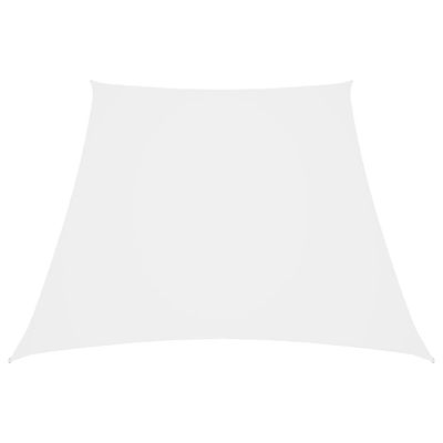 VidaXL Zonnezeil trapezium 3/5x4 m oxford stof wit