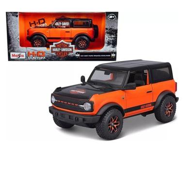 Ford Bronco Custom 2021 - Harley-Davidson 1:24 Diecast Model
