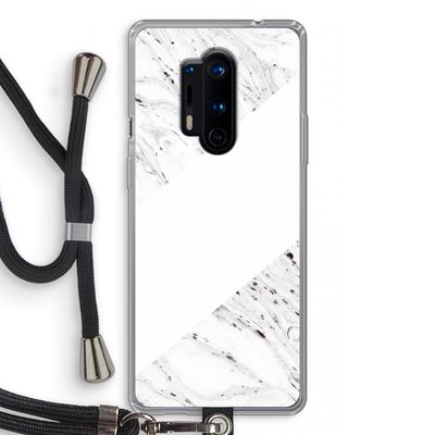 Biggest stripe: OnePlus 8 Pro Transparant Hoesje met koord