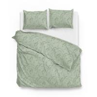 Dekbedovertrek Katoen Satijn Fiora Di Satinado Foam Green Natuur 140x200 Cm Zo!Home - Dekbed-Discounter.nl