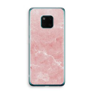 Roze marmer: Huawei Mate 20 Pro Transparant Hoesje