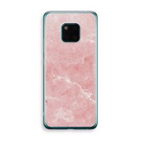 Roze marmer: Huawei Mate 20 Pro Transparant Hoesje