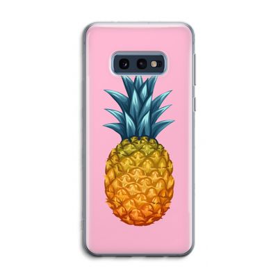 Grote ananas: Samsung Galaxy S10e Transparant Hoesje