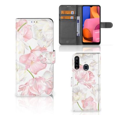Samsung Galaxy A20s Hoesje Lovely Flowers